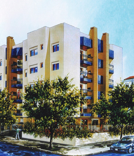 <p>32 apartamentos</p>

<p>Apartamentos de 3 dormitórios</p>

<p>Varandas com churrasqueiras</p>

<p>3.433,80 m²</p>
